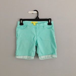 Teal Catherine Maldonaro Kids Shorts